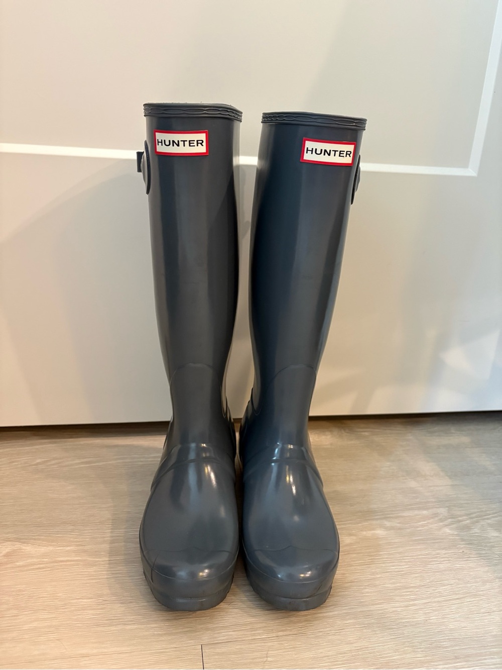Hunter Tall Rubber Boots in Dark Gray